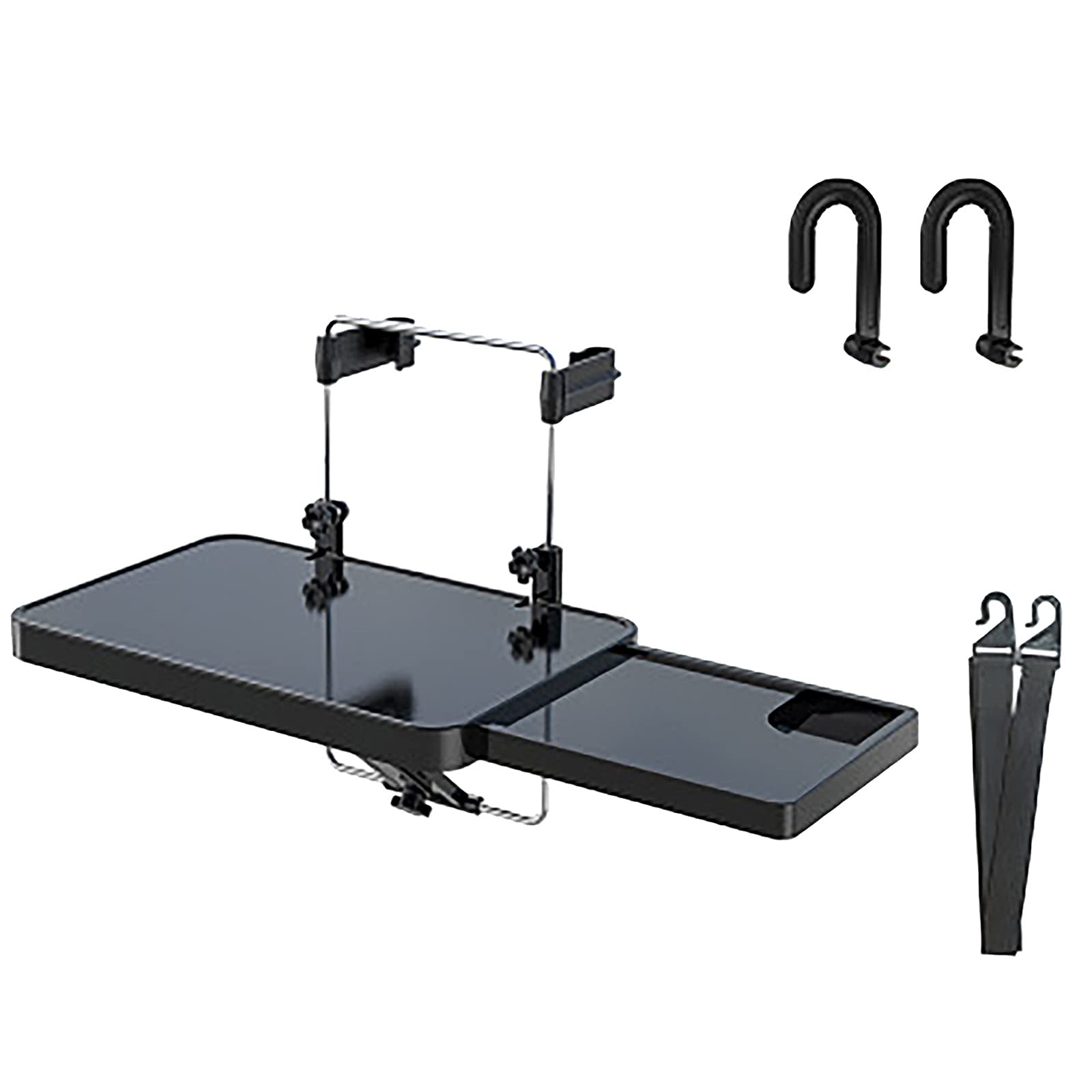 GOODTRADE8 2-in-1 Foldable Car Steering Wheel Desk & Back Seat Tray - Portable Laptop Table with Cup Holder for Eating, Working & Driving | Perfect for Road Trips, Commuting & Food Delivery