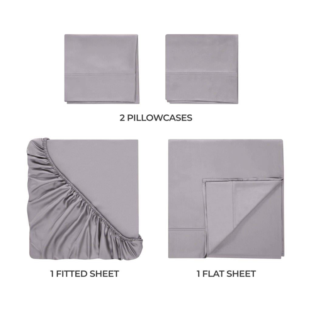 Premium 300 Thread Count Modal Deep Pocket Sheet Set - Soft & Breathable Bedding for Ultimate Comfort - Perfect for Master Bedroom, Guest Room, or Vacation Home
