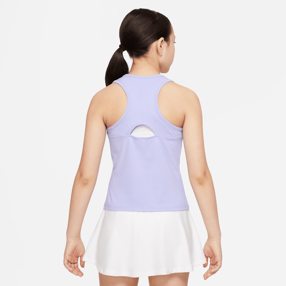 Nike Girls Victory Tank Top - Light Thistle Color | Soft Breathable Athletic Shirt for Running, Yoga & Gym Workouts