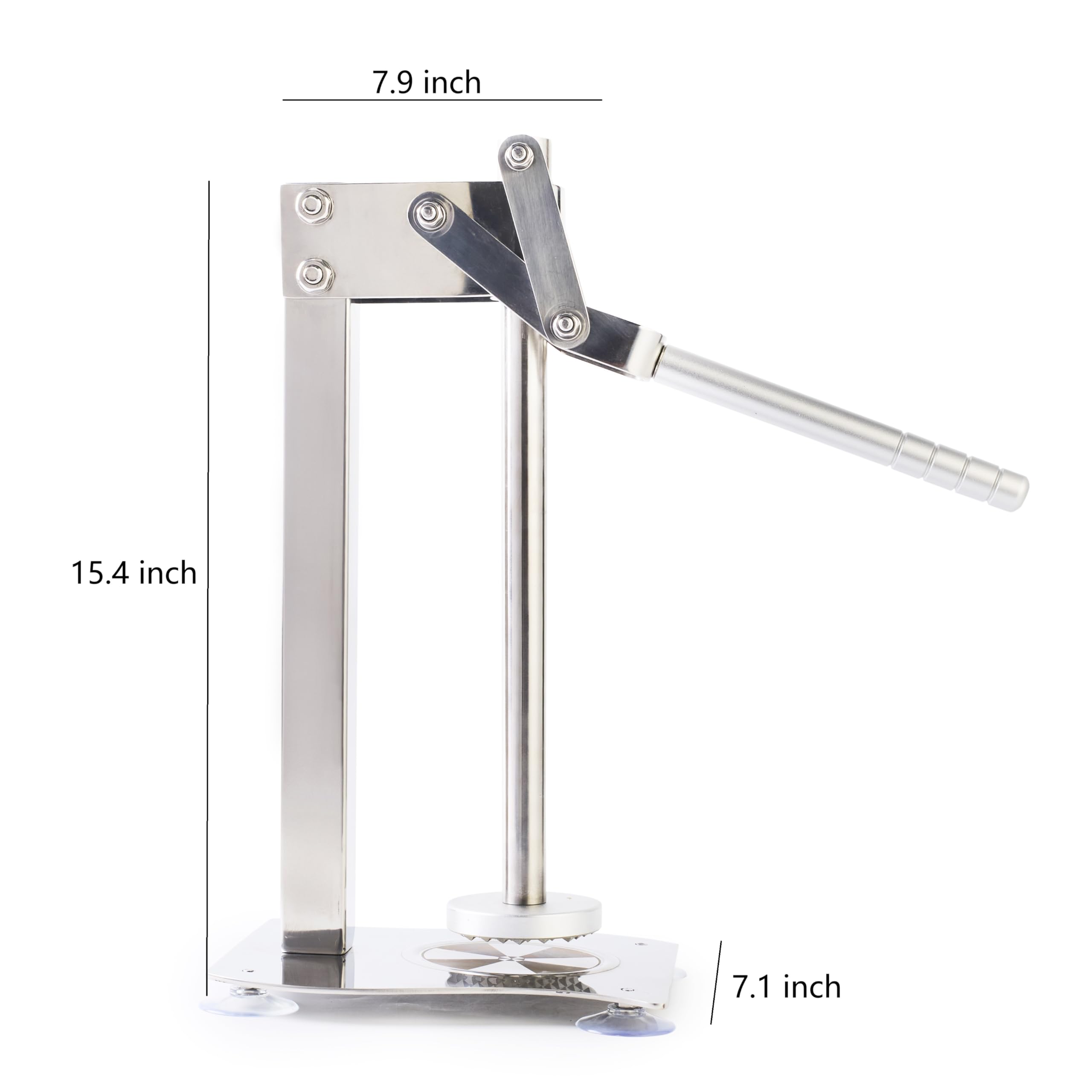 Heavy Duty Manual Citrus Juicer - Lemon, Orange, Lime Squeezer & Nut Grinder for Fresh Juice & Smoothies | Perfect for Home Bars, Restaurants & Healthy Lifestyles (WN014)