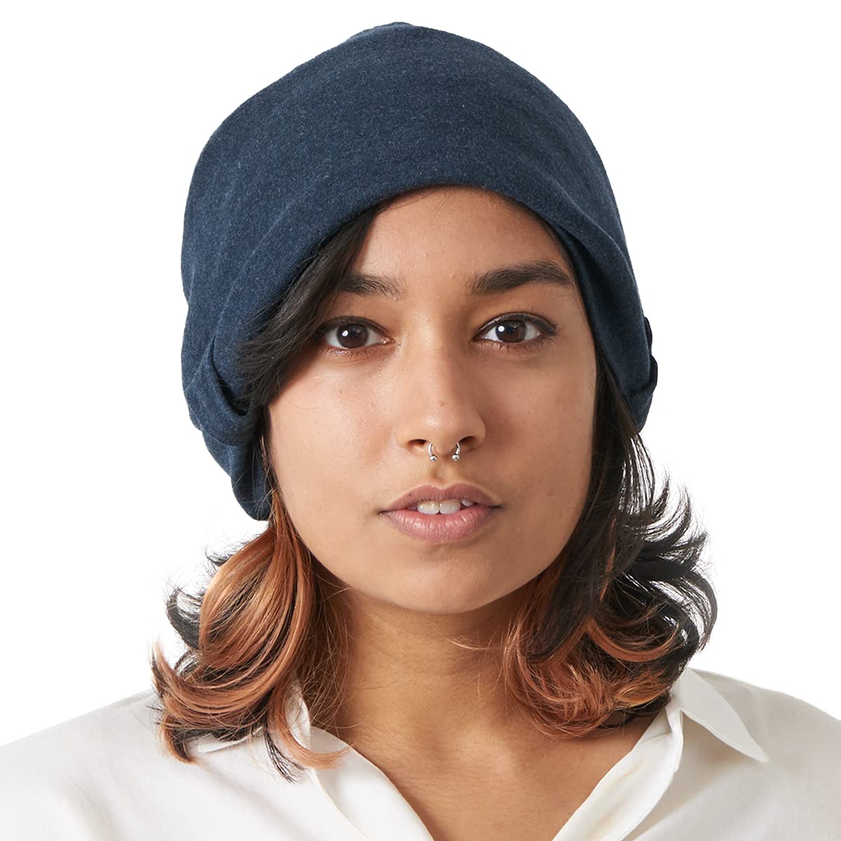 CHARM Organic Cotton Slouchy Beanie for Women - Soft Summer Chemo Hat & Comfortable Headwear for Cancer Patients - Perfect for Outdoor Activities, Yoga, and Relaxation
