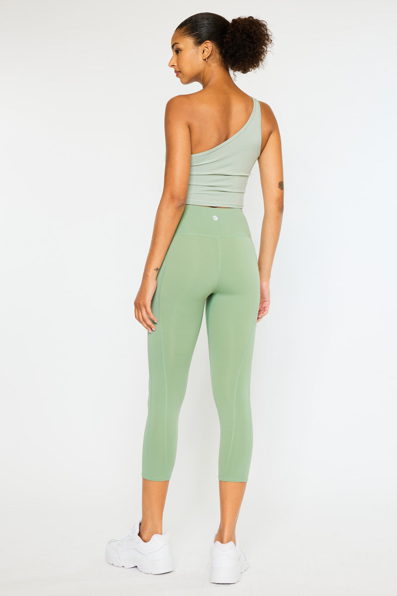 Best Demi High Rise Active Leggings for Women - Yoga, Running & Workout - Comfortable & Breathable Workout Pants for Gym & Everyday Wear