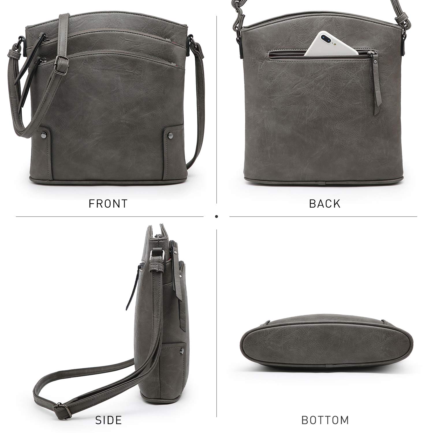 VONMAY Women's Crossbody Bag with Multiple Pockets - Stylish Shoulder Purse for Everyday Use, Travel & Shopping