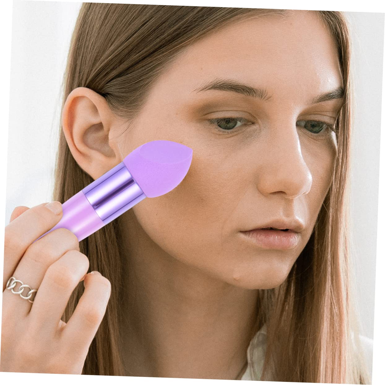 Beautyfu 3-Piece Blending Makeup Sponge Set - Pink & Purple Latex-Free Cosmetic Sponges for Foundation, Concealer & Powder Application - Perfect for Professional Makeup Artists & Everyday Beauty Routine