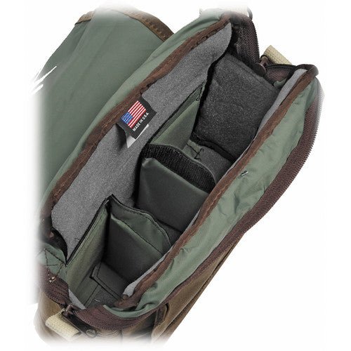 Domke F-5XZ RuggedWear Shoulder Camera Bag - Durable Brown Canvas for DSLR & Mirrorless Cameras - Perfect for Outdoor Photography & Travel Adventures