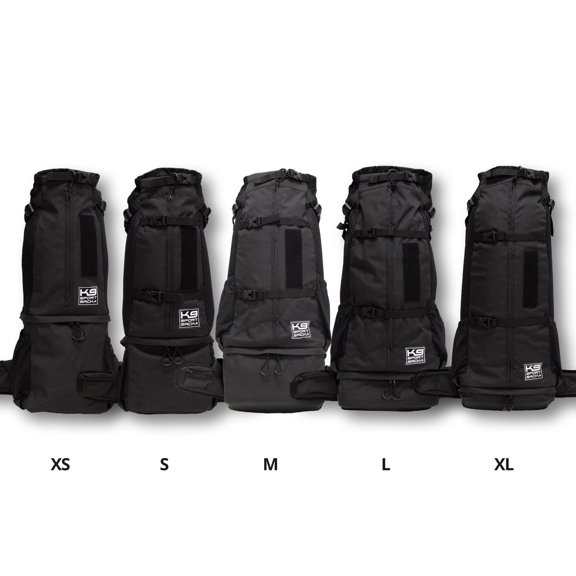 K9 Sport Sack Knavigate - Adjustable Front Facing Dog Carrier Backpack for Small to Large Dogs | Veterinarian Approved Pet Carrier | Hiking, Travel & Outdoor Adventures (Large, Midnight Black)