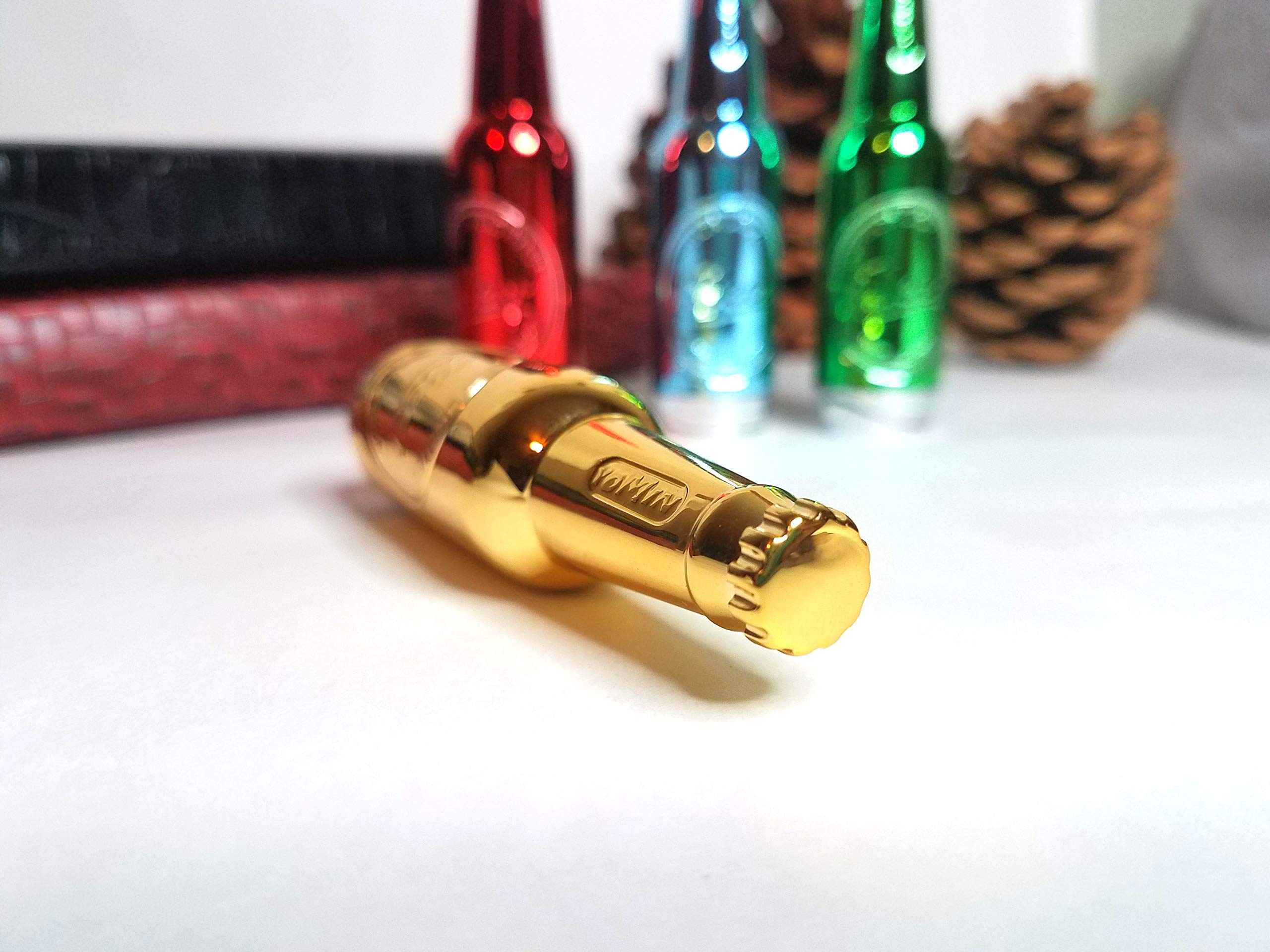 Beer Bottle Butane Lighter - Refillable Collectible (Green) for Camping & Gifts