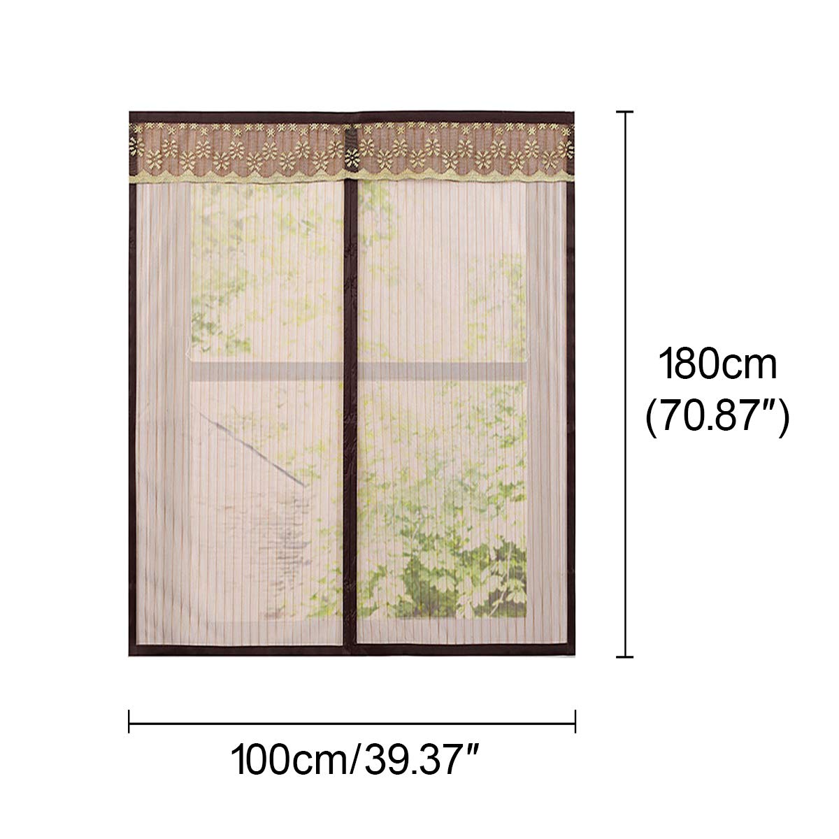 ECYC Self-Adhesive Magnetic Window Screen - Invisible Bug Proof Mesh for Doors & Windows | Perfect for Home, Patio, and RV Use