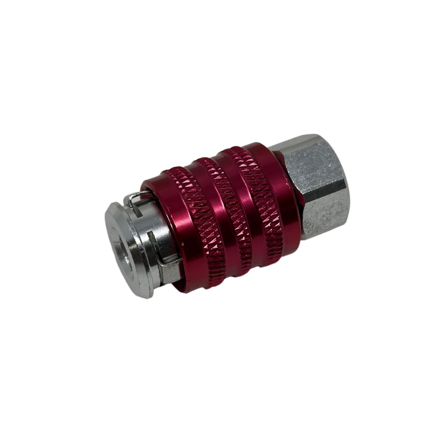 Thor's Lightning Air Systems Dynamo Lock-On Air Chuck (1, Red) - Heavy Duty Tire Inflator for Cars, Trucks & Bikes - Fast, Secure Air Hose Connection for Home & Auto Repair