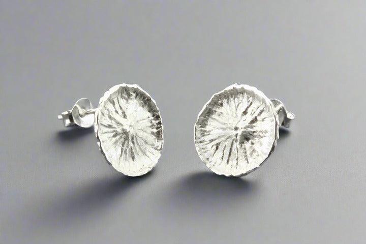 Sterling Silver Daisy Button Stud Earrings - Elegant Floral Jewelry for Women, Perfect for Casual Wear & Special Occasions