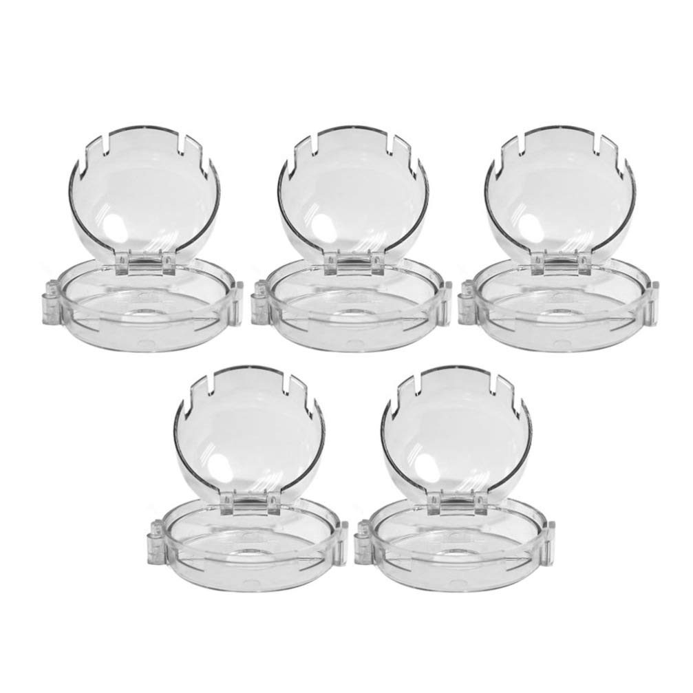 5Pcs Clear Stove Knob Covers - Child Safety Kitchen Protectors for Gas Stoves | Prevent Accidental Turning | Perfect for Homes with Toddlers & Young Children