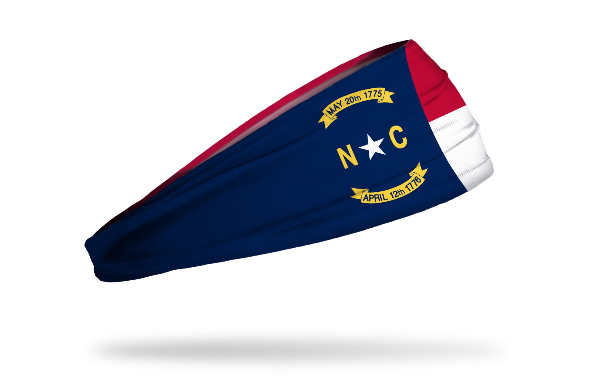North Carolina Flag Big Bang Lite Headband - Stylish & Comfortable Hair Accessory for Cheerleading, Sports, and Everyday Wear