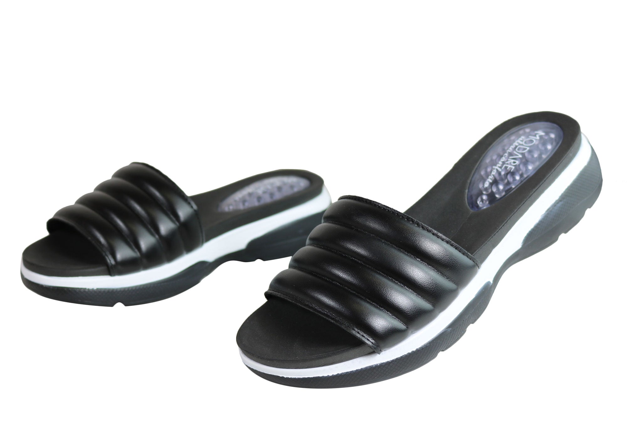 Modare Ultra Comfort Mischa Women's Cushioned Sandals - Breathable Arch Support Flip Flops for Women - Made in Brazil - Perfect for Beach, Pool & Summer Vacations
