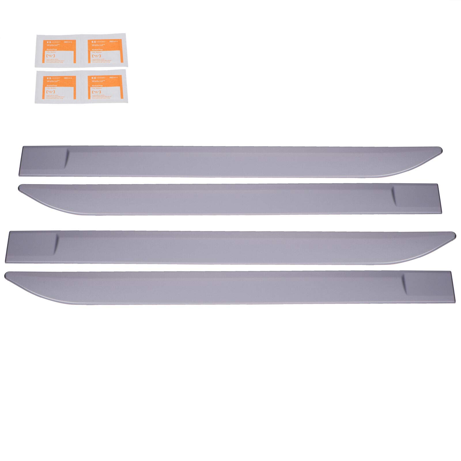 Genuine Subaru Body Side Moldings for 2019-2025 Ascent - Set of 4 (J101SXC200TR, Ice Silver Metallic) - Perfect for Door Protection & Enhanced Vehicle Style