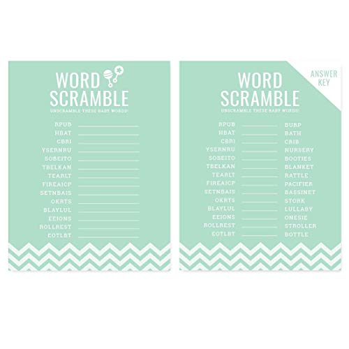 Cards Word Scramble