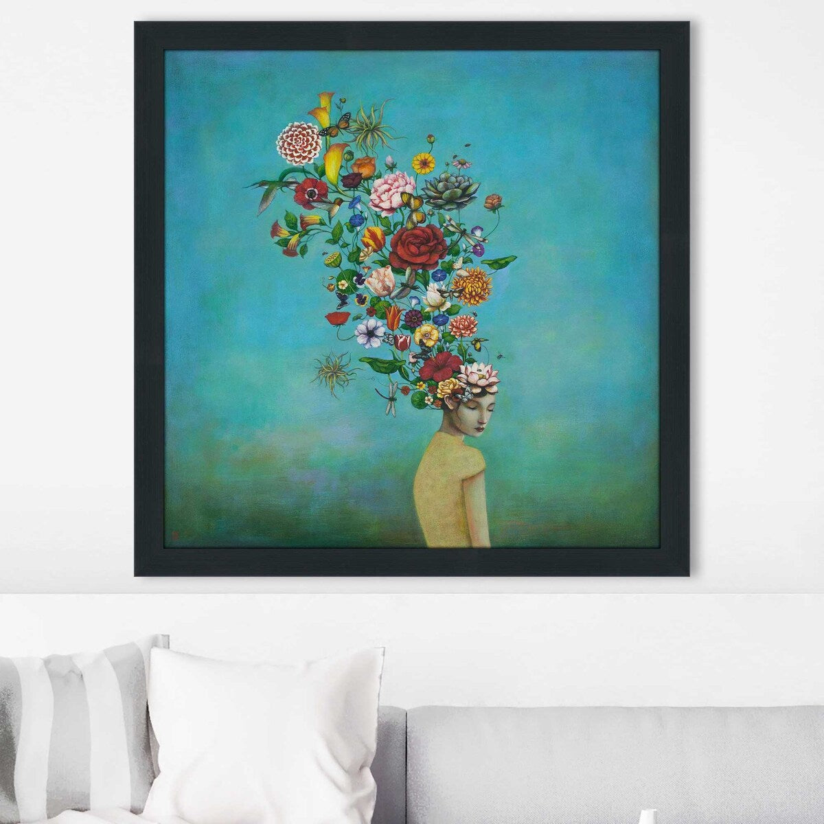 A Mindful Garden by Duy Huynh - Premium Acrylic Wall Art Print for Home & Office Decor - Perfect for Living Room, Bedroom or Meditation Space