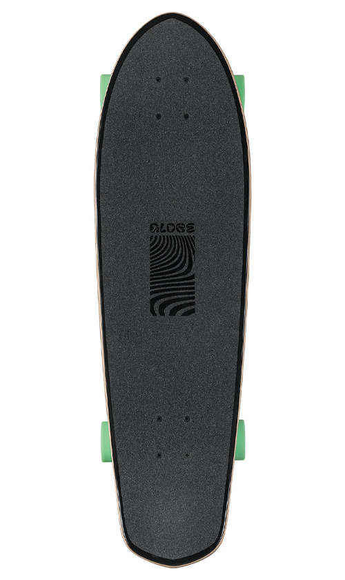 Globe Big Blazer Black/Green Cruiser 32 Inch Skateboard - Perfect for Commuting, Campus Riding & Urban Cruising
