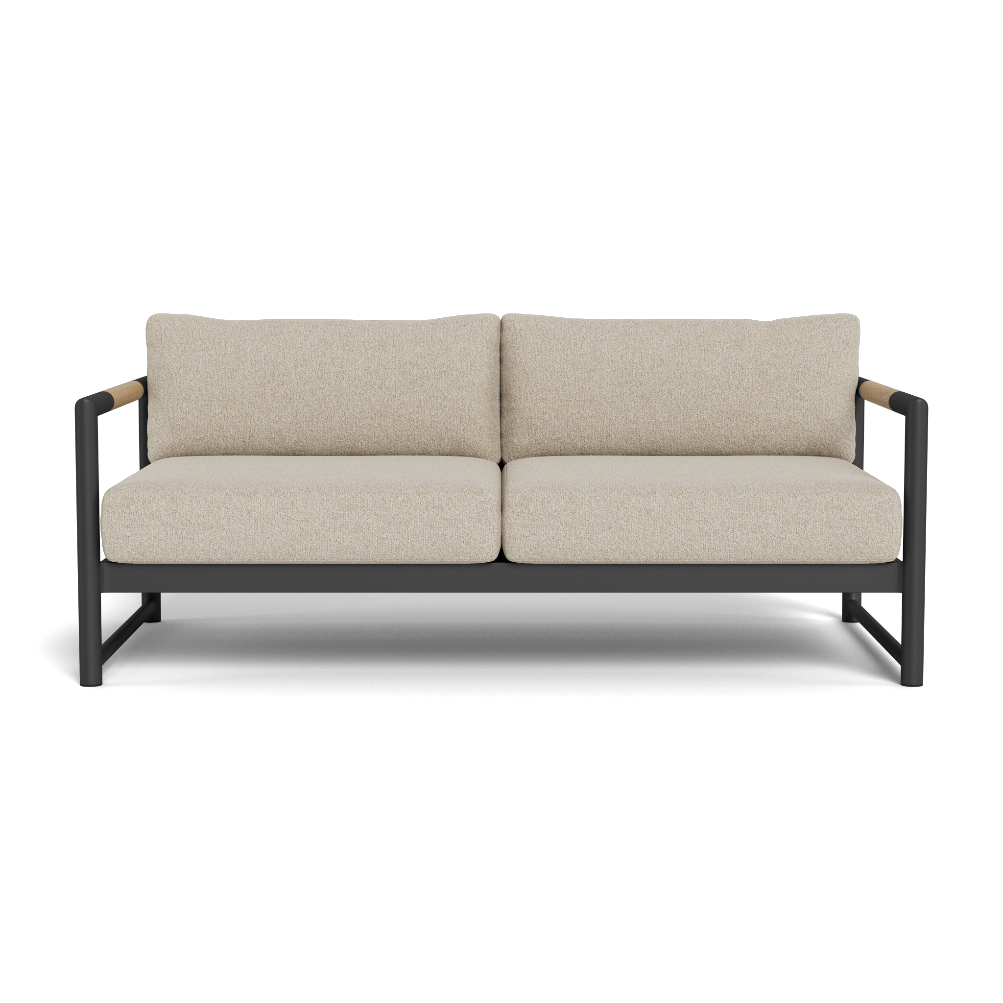 Breeze XL Aluminum 2-Seat Outdoor Patio Sofa - Lightweight & Durable Garden Furniture for Poolside, Deck, or Backyard Relaxation
