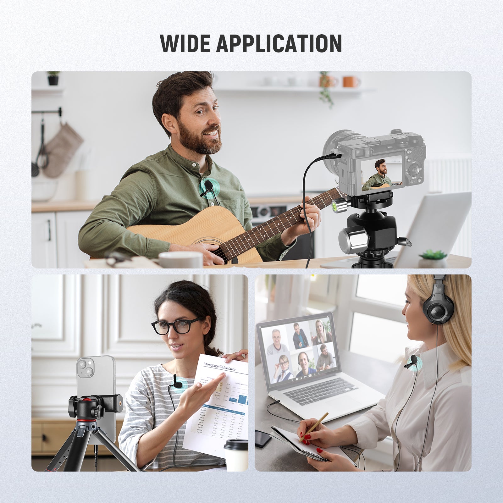 NEEWER CM10 Plug & Play 3.5mm TRRS Lavalier Microphone for DSLR Camera, Smartphone, YouTube Videos & Podcasting - Compact Clip-On Mic for Vlogging, Interviews & Live Streaming