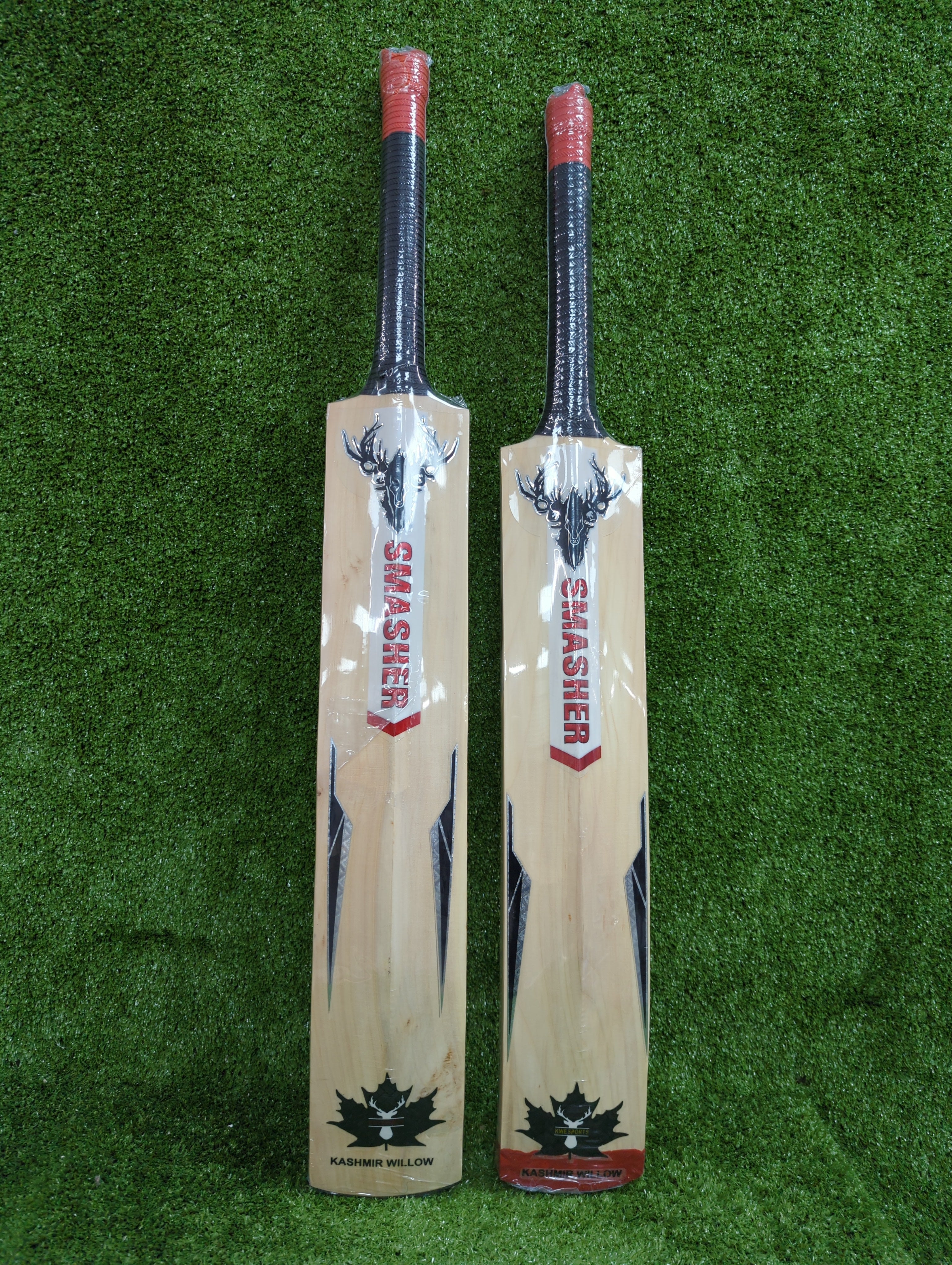 Kwesports Smasher Pro 2.0 Hard Tennis Cricket Bat - Premium Kashmir Willow Wood - Perfect for Tennis & Cricket Training, Practice Matches, and Professional Play