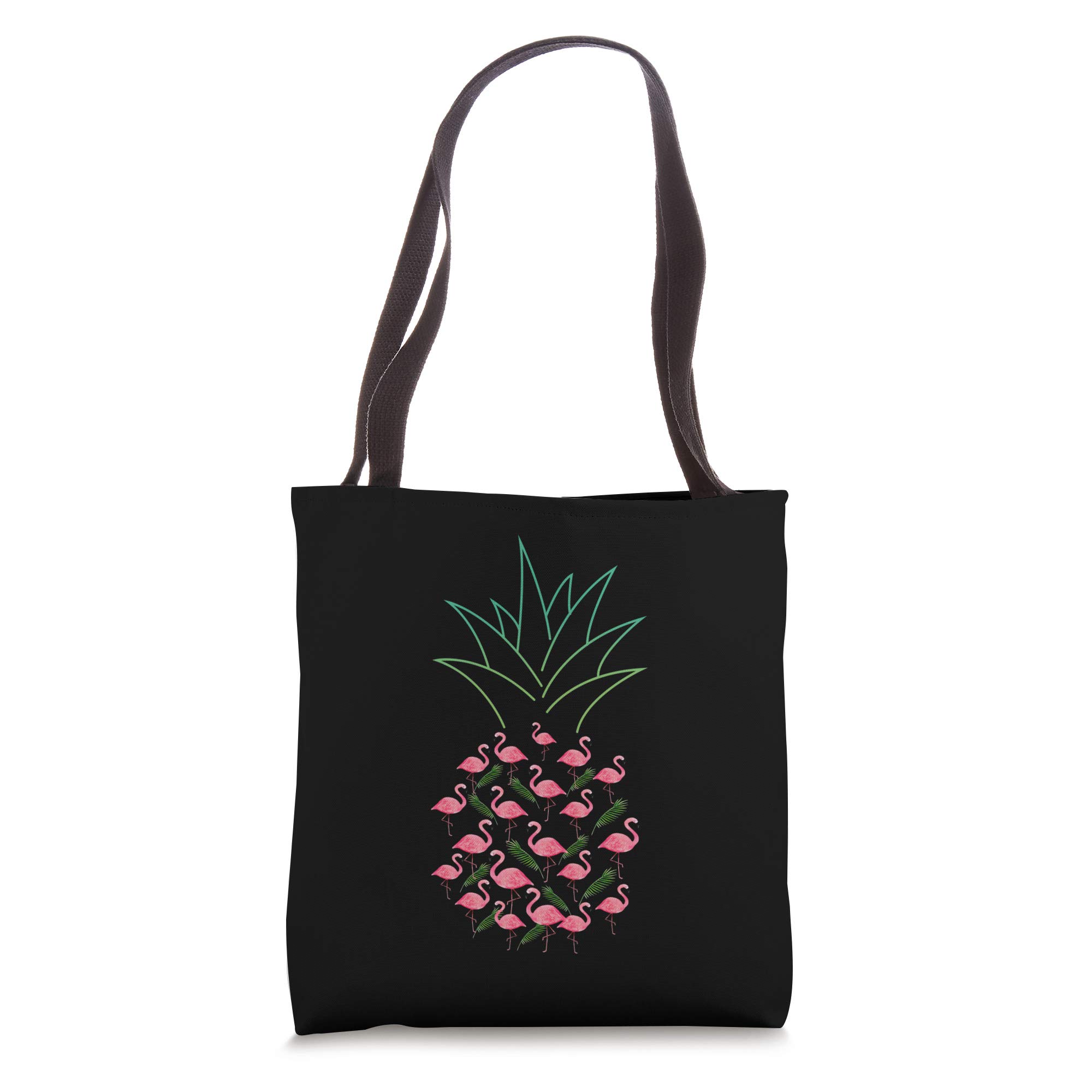 Stylish Pineapple Flamingo Tote Bag - Large Beach Bag for Women, Trendy Summer Shoulder Bag - Perfect for Pool Parties, Vacation & Shopping