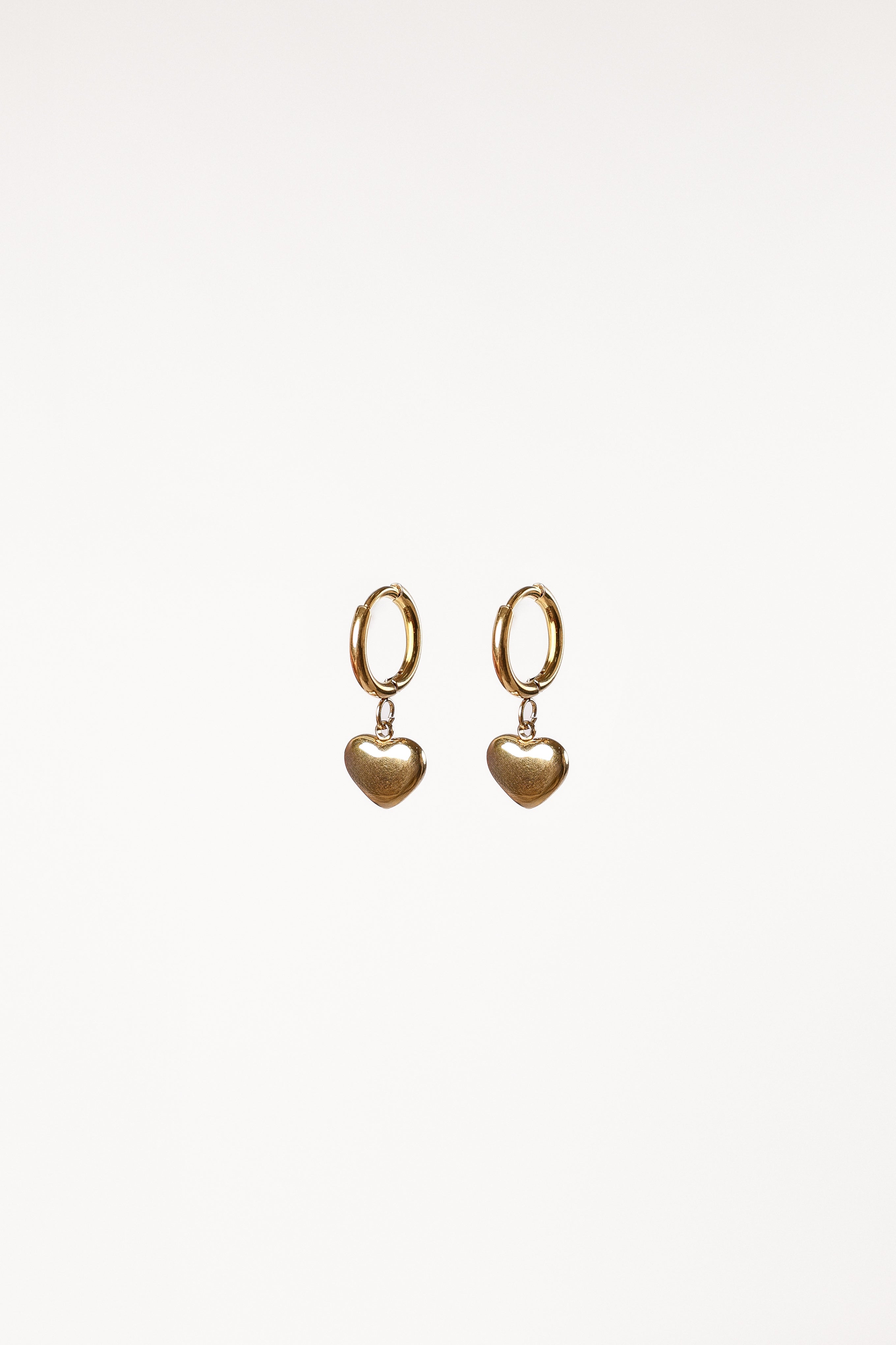 Joree Heart Hoop Earrings - 14K Gold Plated Dainty Jewelry for Women, Perfect Gift for Valentine's Day, Anniversary & Everyday Wear