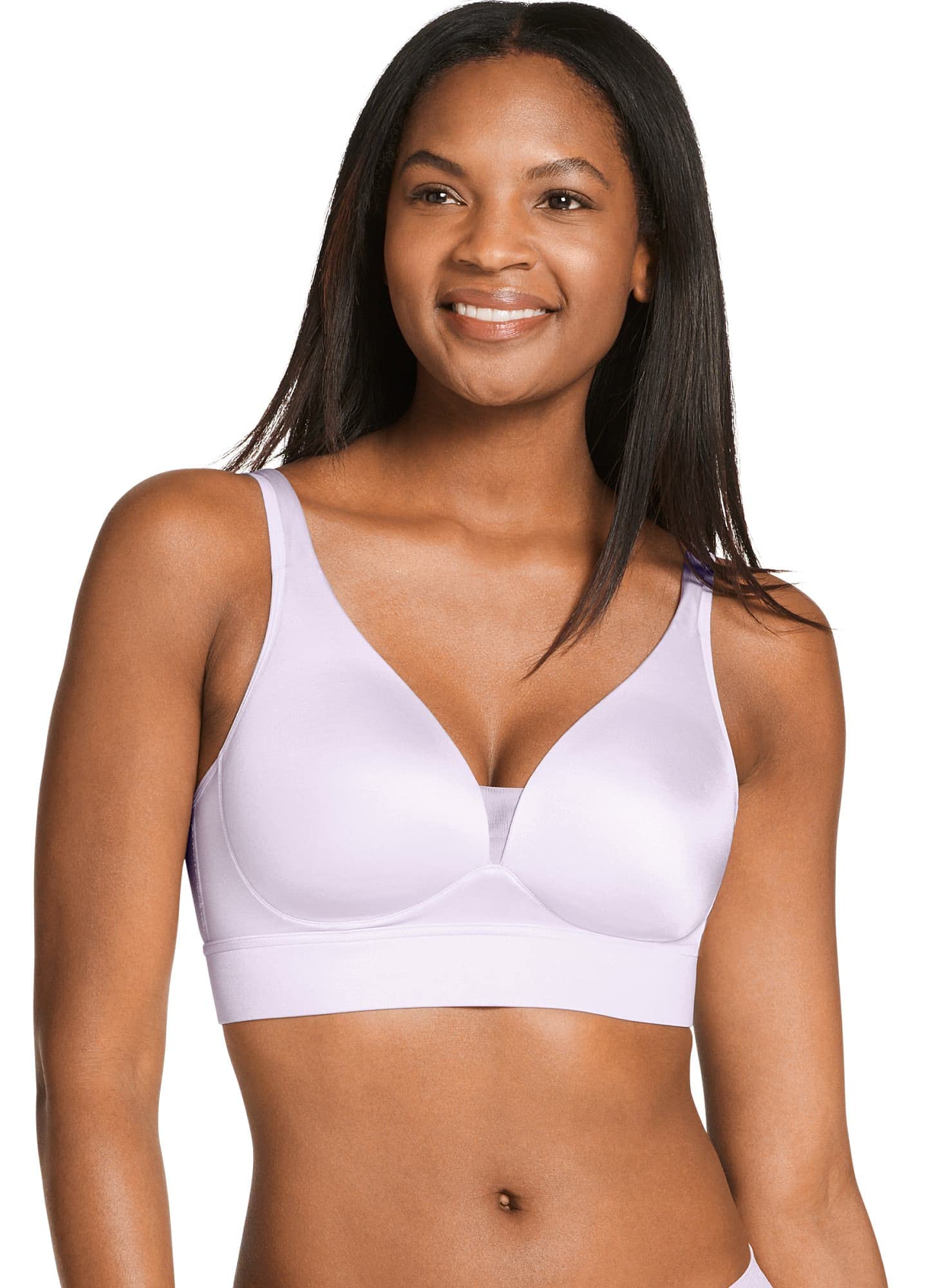 Jockey Women's Forever Fit V-Neck Molded Cup Bra - Comfortable Wire-Free Support for Everyday Wear | Perfect for Work, Yoga & Lounge