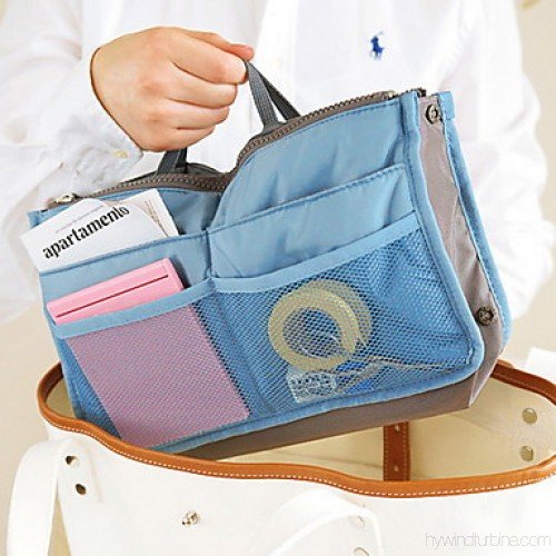 UNIQUE GADGET Multi-Functional Travel Cosmetic Bag - Waterproof Makeup Organizer Pouch for Toiletries, Phone, MP3 & Book Storage - Perfect for Handbags, Airplane Carry-On & Gym Essentials