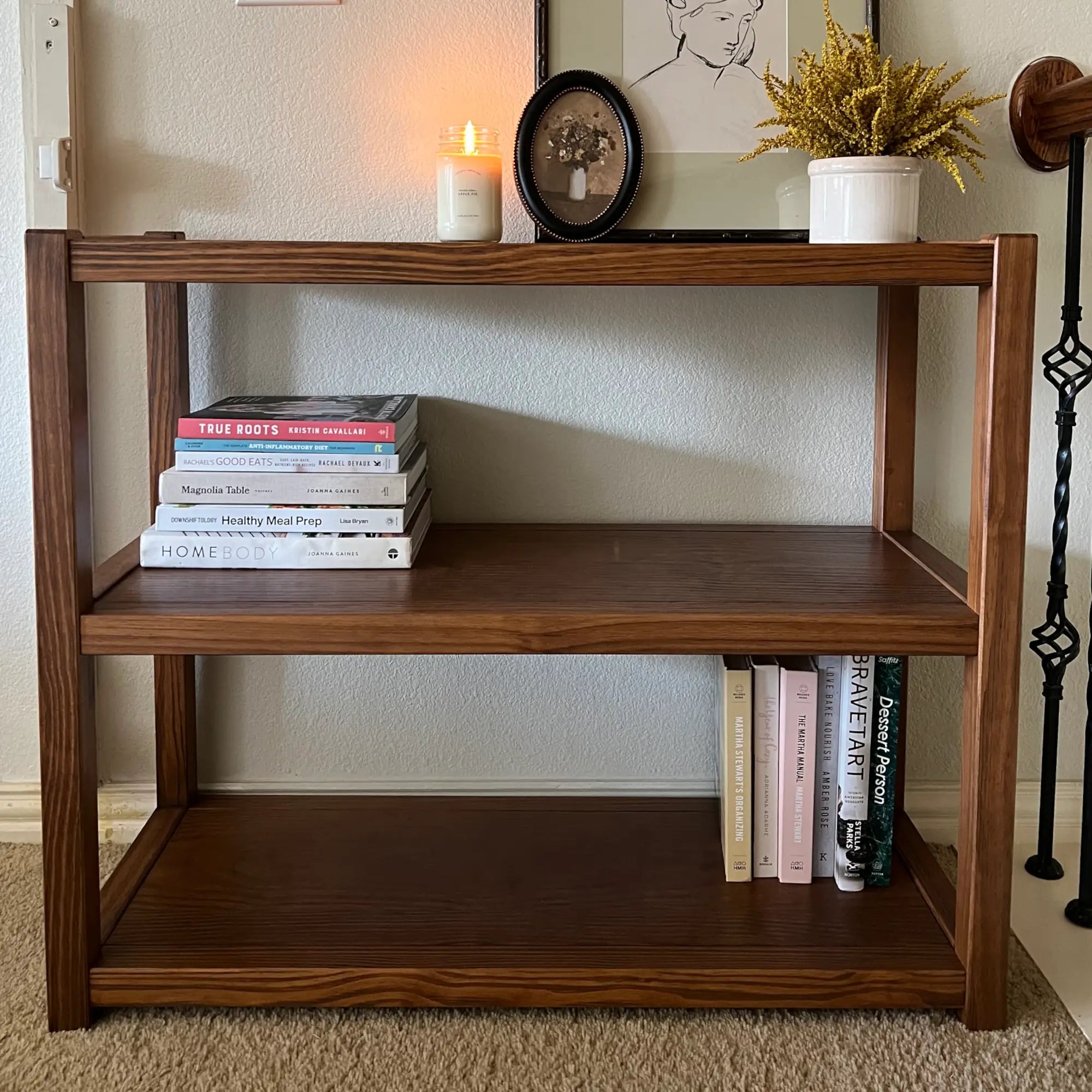 Greenport 30 Modular Bookcase - Adjustable Bookshelf for Home & Office - Modern Wooden Storage Shelf for Living Room, Bedroom, Study - Easy Assembly & Space Saving Design