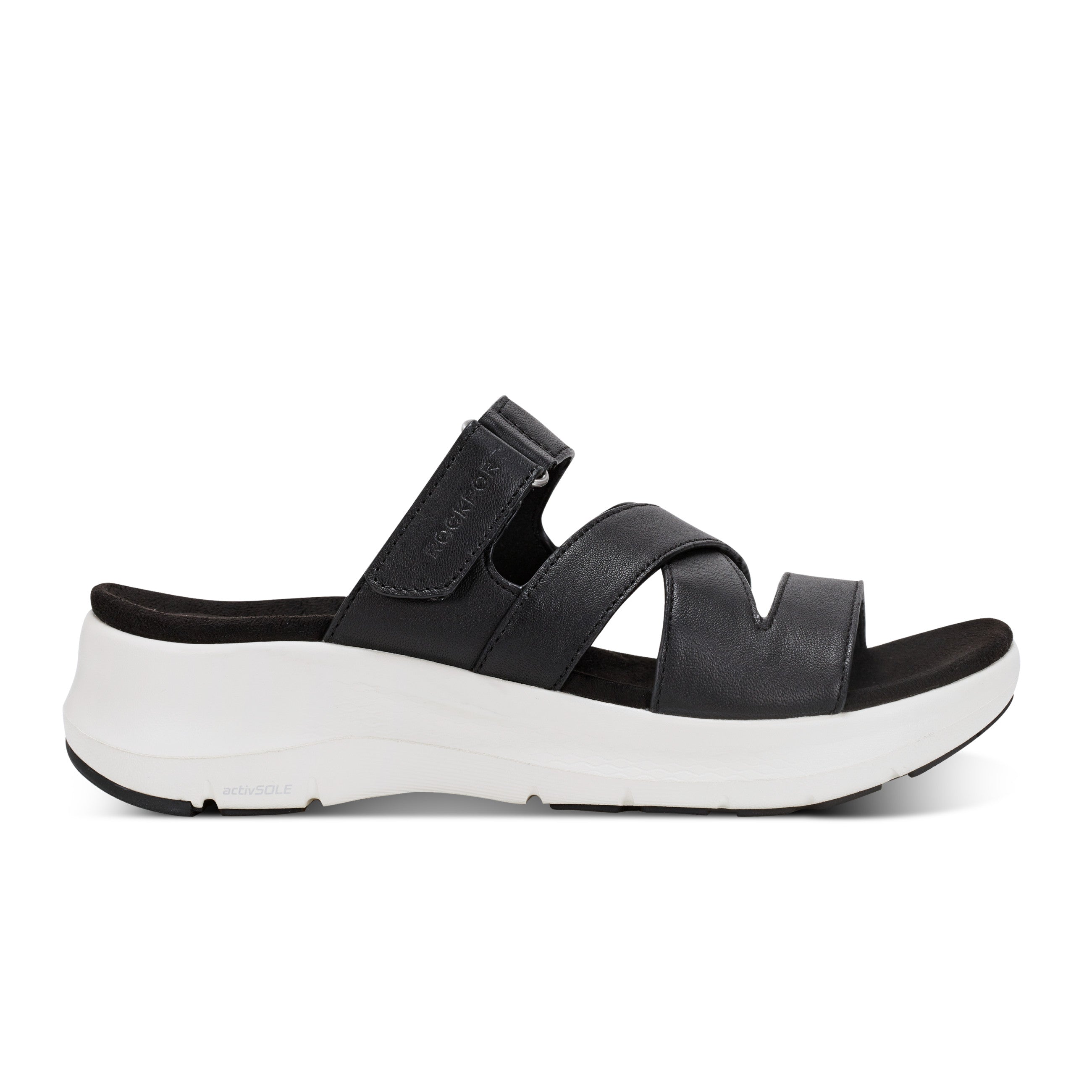 Women's Qwyn Slip-On Open Toe Strappy Casual Sandals - Comfortable Summer Walking Shoes for Beach, Vacation & Everyday Wear