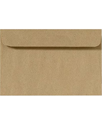 LUXPaper 9 x 12 Booklet Envelopes - Grocery Bag Brown Kraft Paper - 70lb Text Weight - Pack of 500 for Mailing, Invitations, Business Correspondence & Office Use