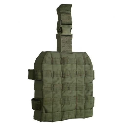 Mil-Tec MOLLE Leg Panel Pouch - Olive Green Tactical Gear for Military, Hiking & Outdoor Adventures