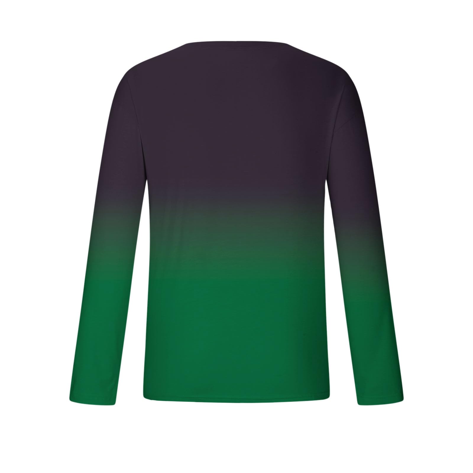 Muscularfit Men's Long Sleeve Graphic Pullover Sweatshirt - Casual Gradient Color Loose Fit Athletic Shirt for Fall Fashion | Gym, Workout, Streetwear & Everyday Wear