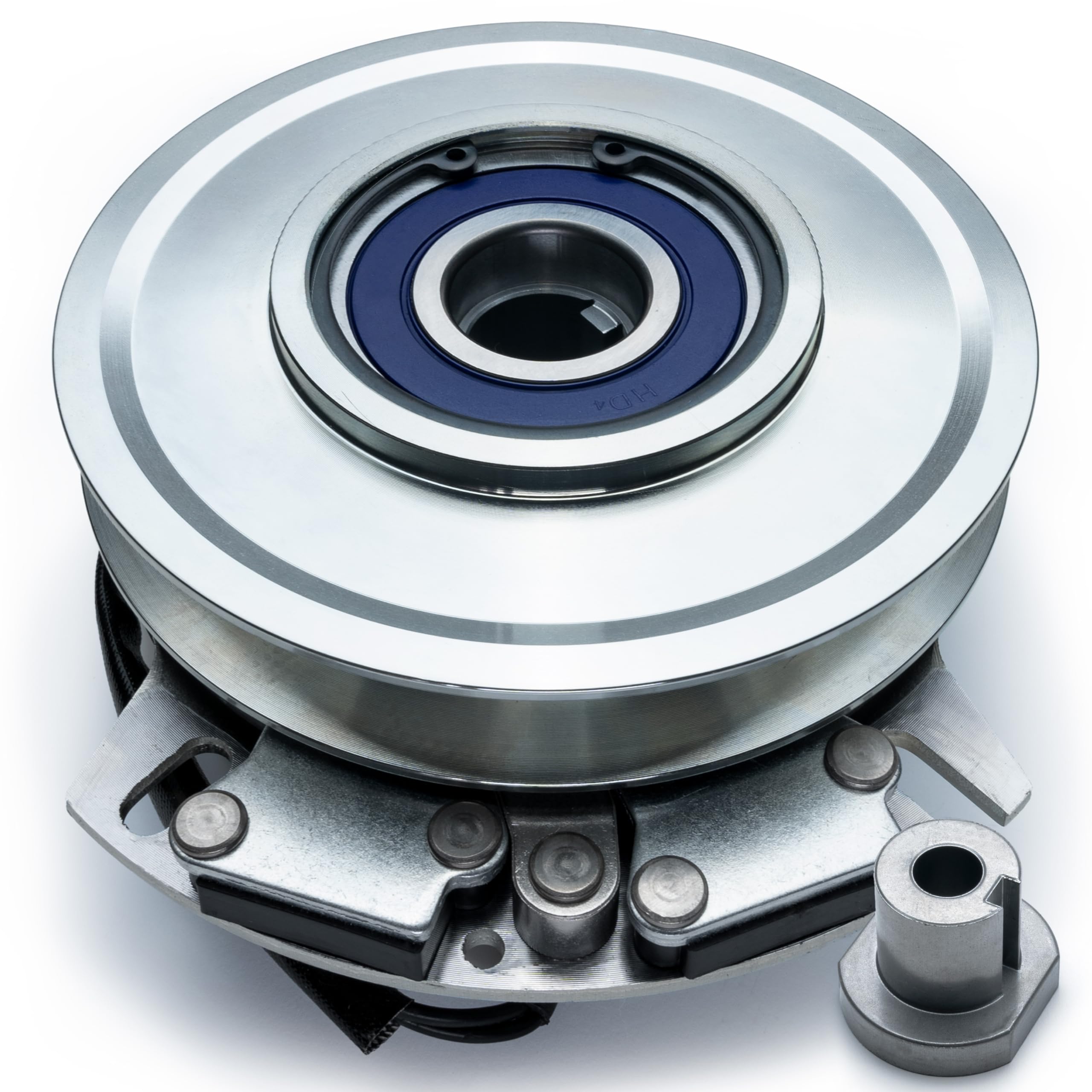 HD Switch HiTorque 130ft-lb BIG Bearing Billet Pulley PTO Clutch for Bobcat 4168822 5219155 - Fits Bobcat ZT3000 ZT3500 Lawn Mowers with Larger Replaceable Pulley Bearing OEM Upgrade - Perfect for Commercial Landscaping and Heavy-Duty Mowing