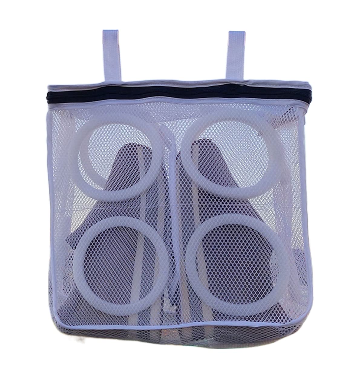 Portable Shoe Dryer Bag for Sneakers & Trainers - Large Padded Mesh Wash Bag for Men & Women | Shoe Protector for Washing Machine | Perfect for Travel, Gym & Laundry Day