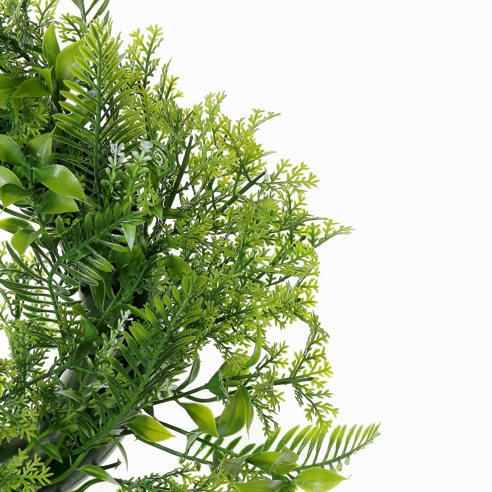2 Pack Artificial Fern Leaf Candle Rings - Green Floral Wreaths for Pillar Candles - Perfect for Wedding Decor, Table Centerpieces, and Home Decoration