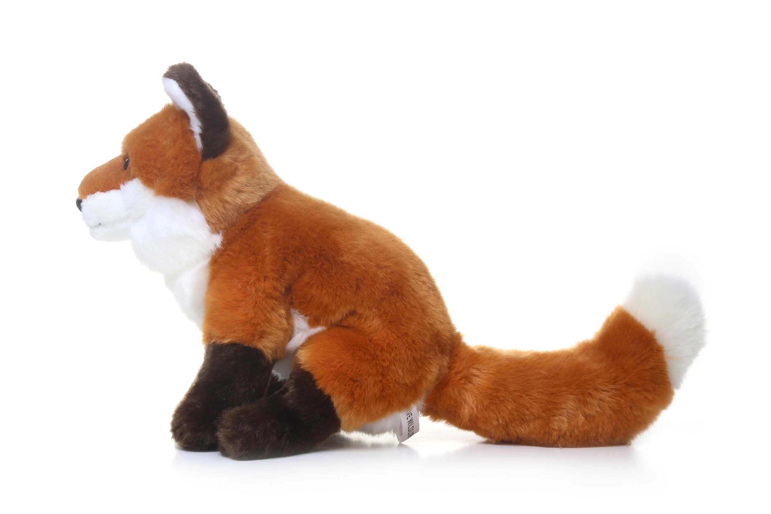 TAMMYFLYFLY 11-inch Red Fox Plush Toy - Soft Orange Fox Stuffed Animal Doll for Kids, Cute Cuddly Gift for Birthdays & Nursery Decor