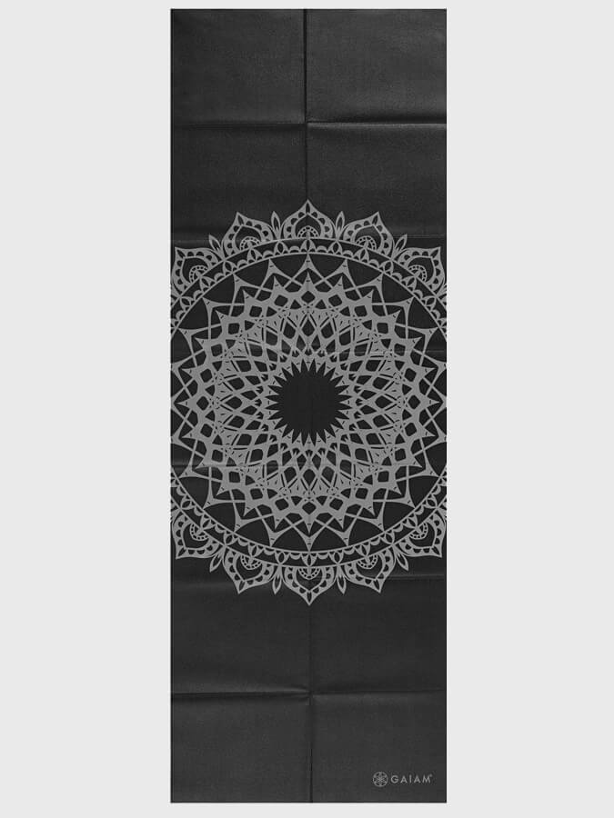 Gaiam 2mm Foldable Travel Yoga Mat - Lightweight Non-Slip Exercise Mat for Home, Gym & Outdoor Workouts - Perfect for Yoga, Pilates, Camping & Travel