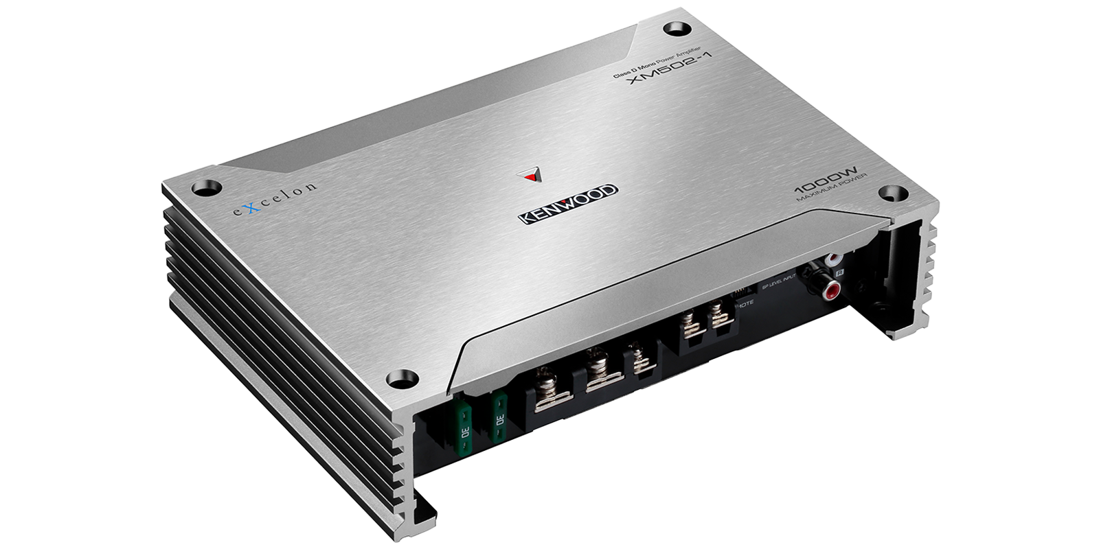 Kenwood XM502 1 Excelon X Series Mono Subwoofer Amplifier - 1000W High Power Car Audio Amp for Deep Bass | Perfect for Car Audio Systems & Home Theater Setups