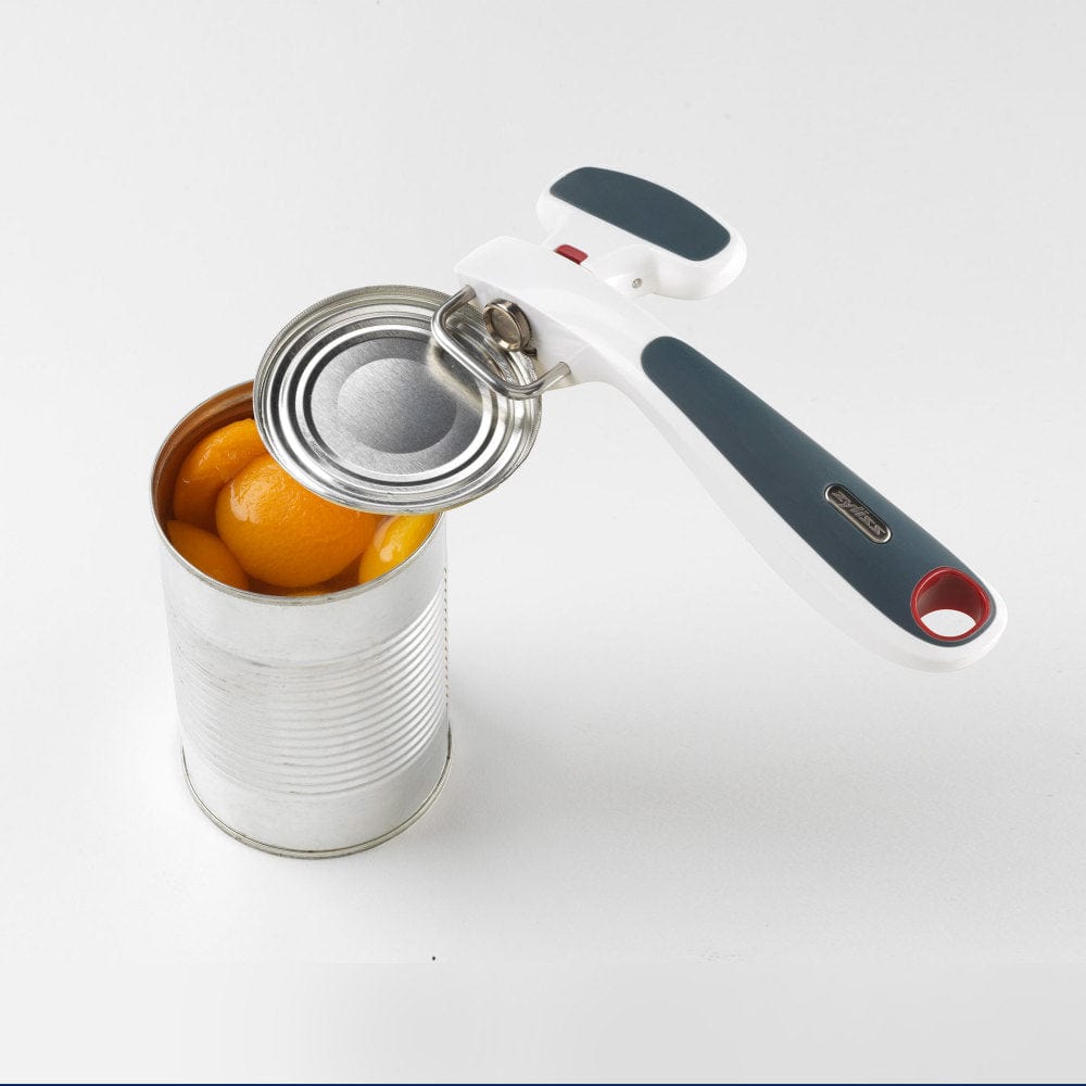 Zyliss Safe Edge Can Opener - Smooth Cutting, No Sharp Edges - Perfect for Kitchen, Camping & Emergency Preparedness