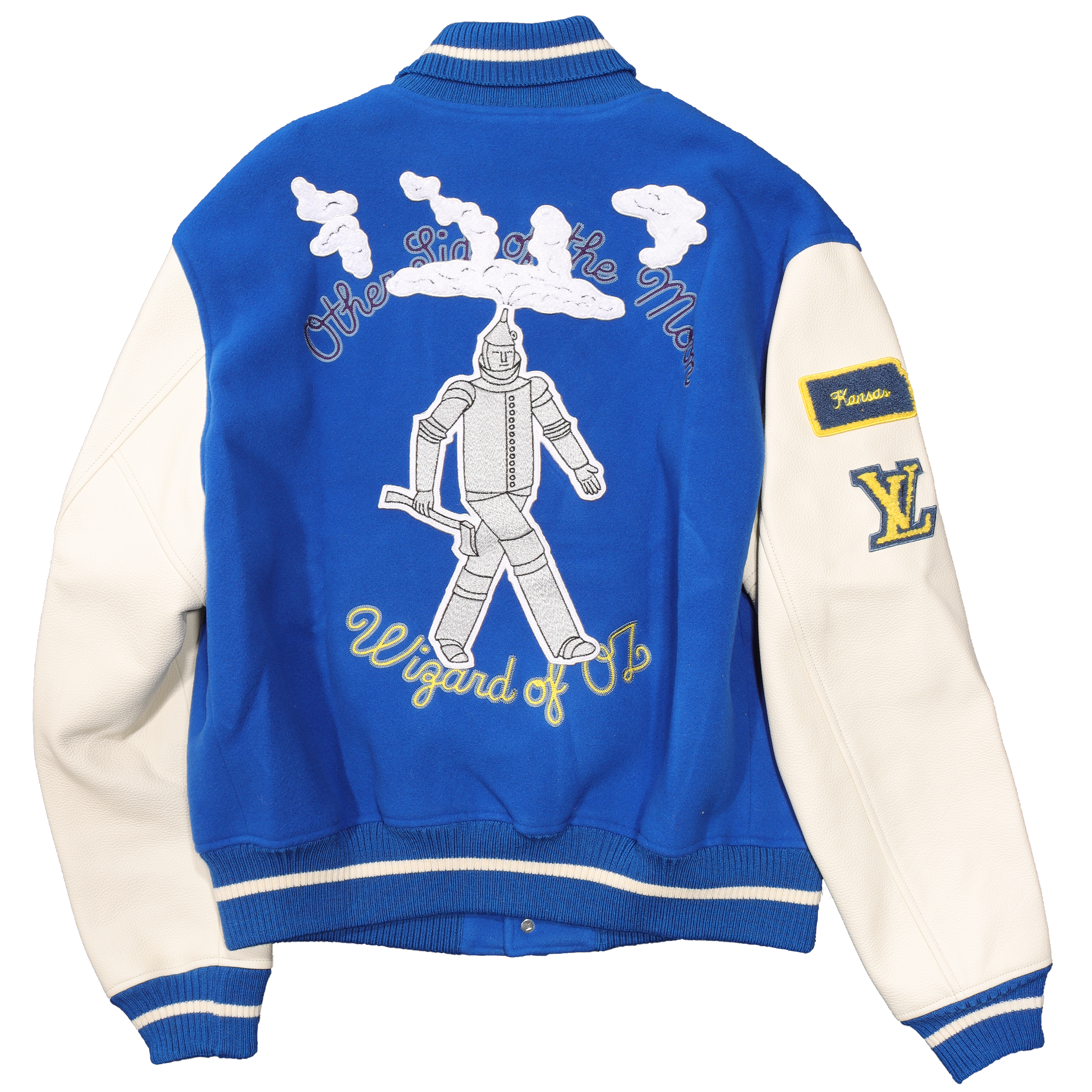 Wizard of Oz Rainbow Varsity Jacket - Stylish Plain Color Baseball Jacket for Cosplay, Halloween & Themed Parties