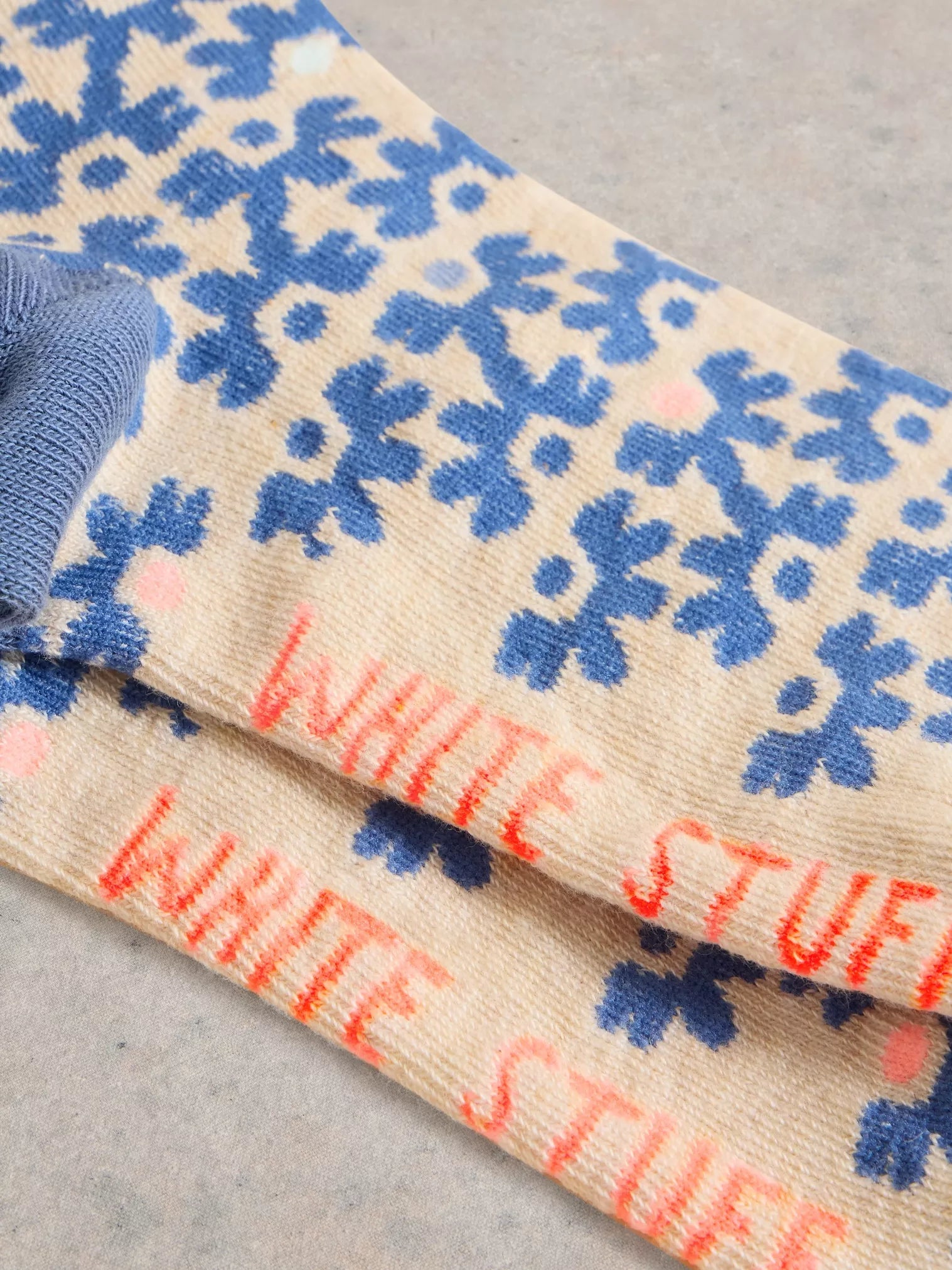 443493 Squiggle Flower Ankle Socks - Women's Fun Printed Casual Socks for Everyday Wear, Workout & Fashion Outfits
