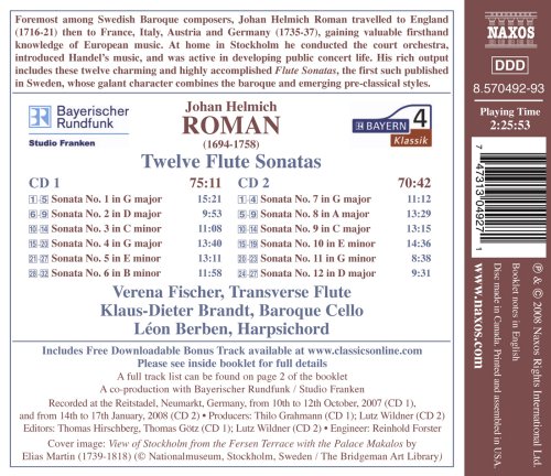 Roman: Twelve Flute Sonatas - Baroque Classical Music for Flute Players | Perfect for Concerts, Recitals & Music Practice