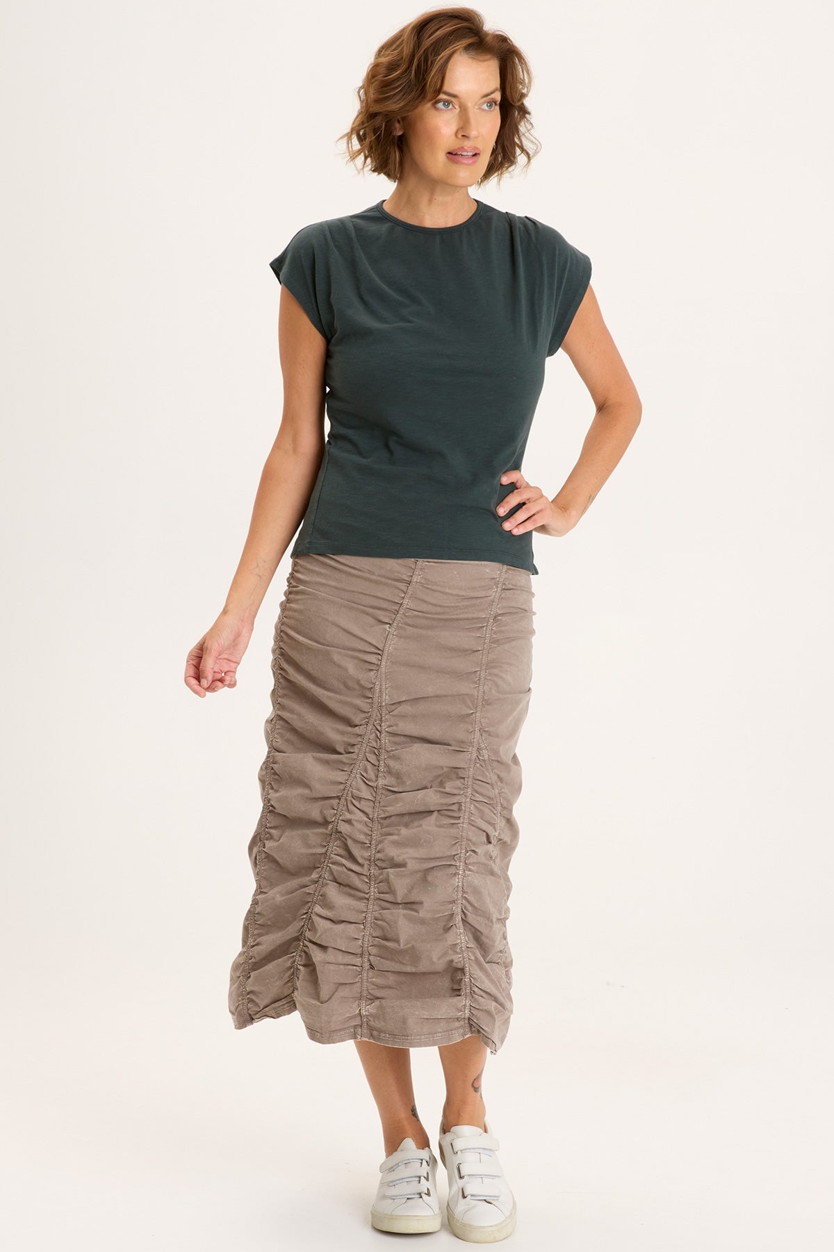 Stylish Gored Peasant Skirt for Women | Flowy Boho Maxi Skirt with Elastic Waist | Perfect for Summer, Festivals & Beach Vacations