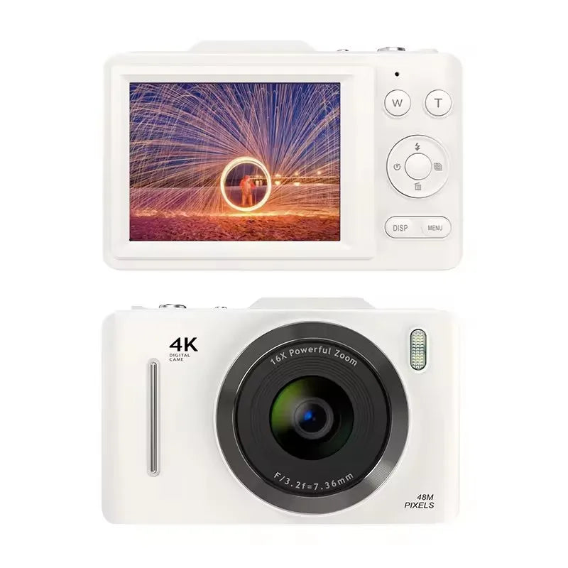 200W Lens Digital Camera - High Resolution Compact Camera for Photography, Vlogging & Travel - Perfect for Beginners, Content Creators & Outdoor Adventures