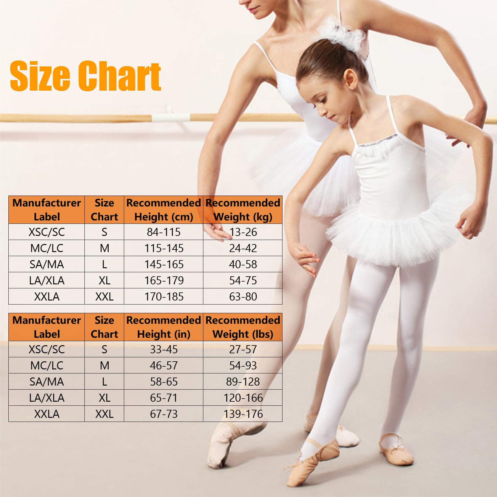 Black Footless Dance Tights for Women & Girls - 70 Denier Opaque Ballet Tights with Convertible Stirrup - 2 Pairs Pack - Perfect for Ballet, Yoga, and Dance Performances