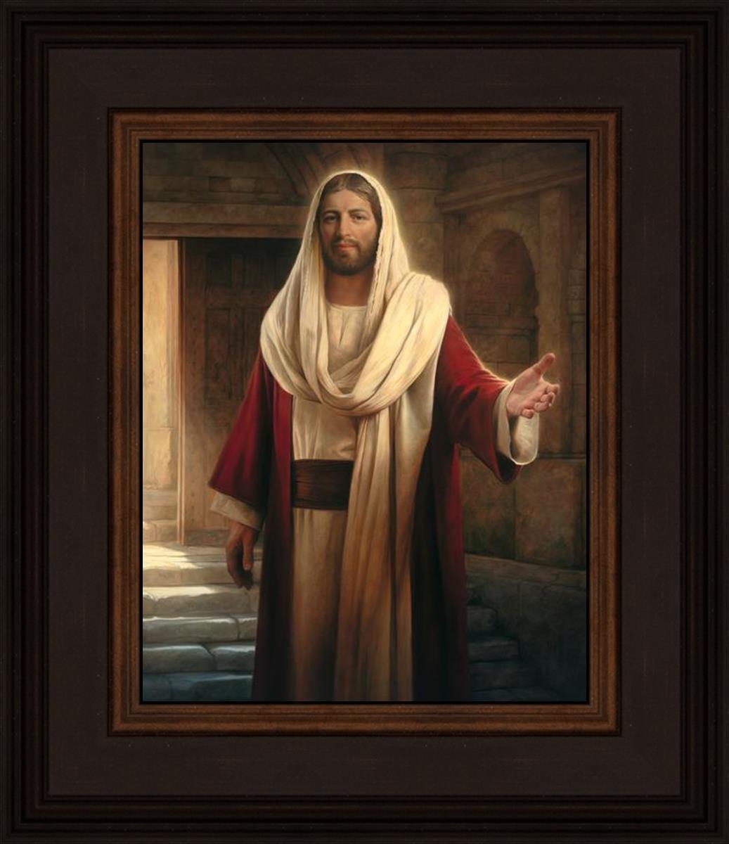 Come Follow Me by Howard Lyon - Inspirational Christian Art Print for Home, Church & Office Decor