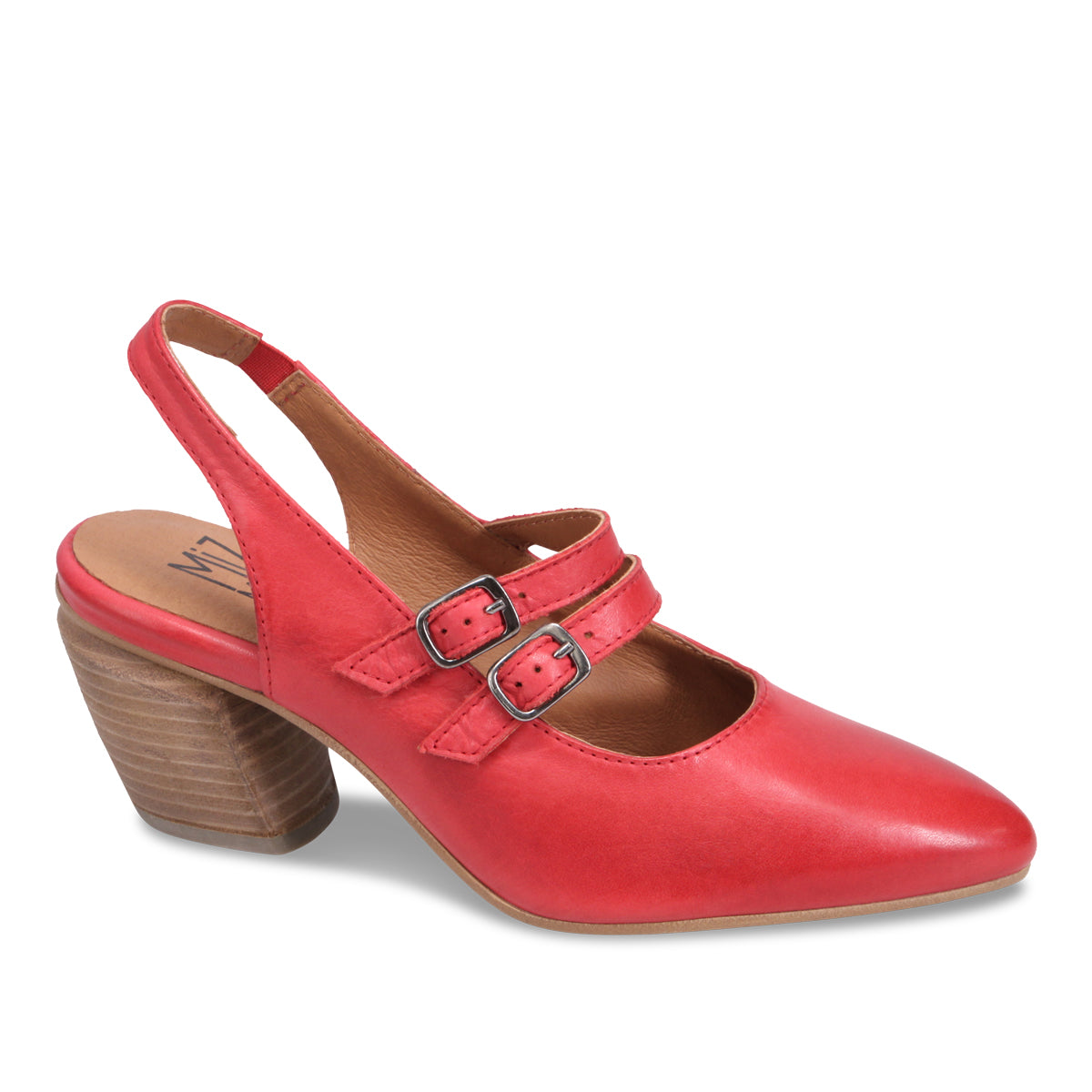 Amari Slingback Mary Jane Shoes - Comfortable Women's Low Heel Pumps for Work, Office & Formal Occasions