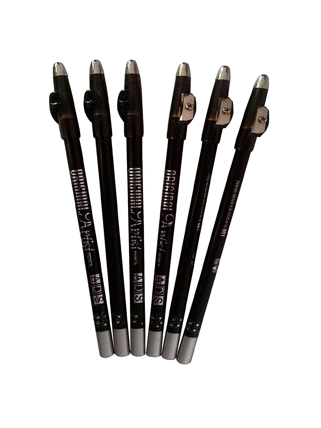 Professional Eyebrow Pencils & Eyeliner Set - 6 Pack Makeup Artist Kit for Natural Brows & Eye Definition | Perfect for Daily Use, Salon & Special Occasions