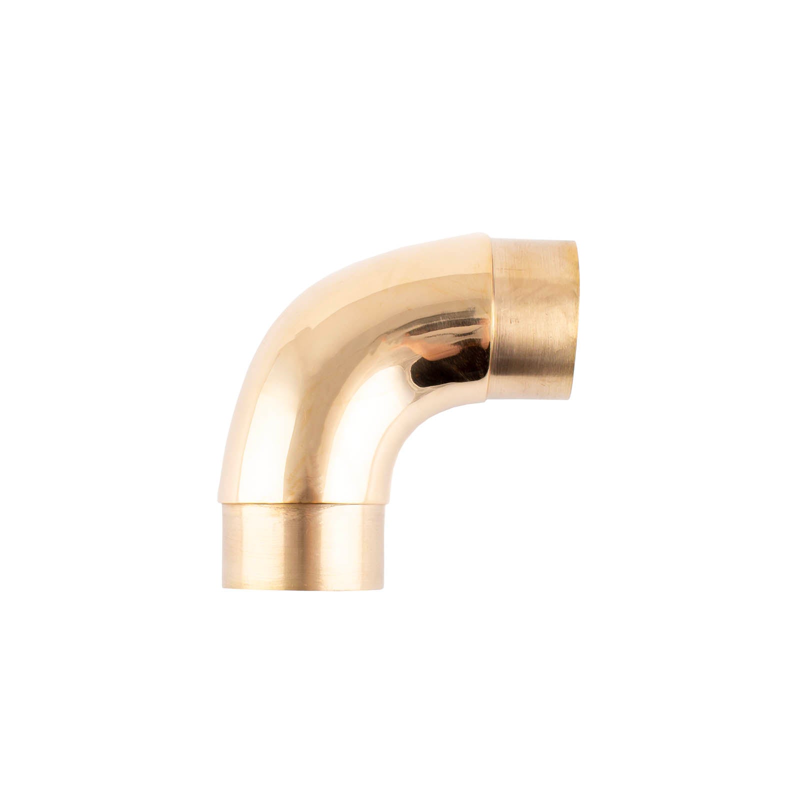 90 Degree Curved Flush Elbow Fitting - Stainless Steel & Metal Options for Plumbing, HVAC, and Industrial Pipe Systems